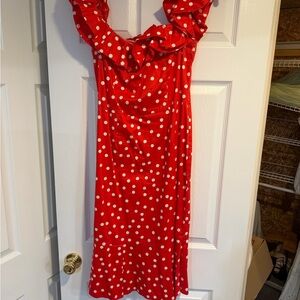 Sugarlips Red Polka Dot Dress